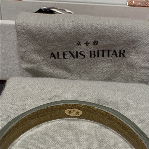 Alexis Bittar tapered bangle bracelet. - Picture 2 of 2
